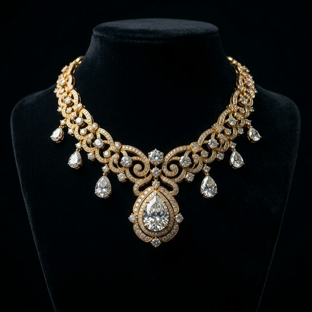 OrnivaGems Gold Necklaces